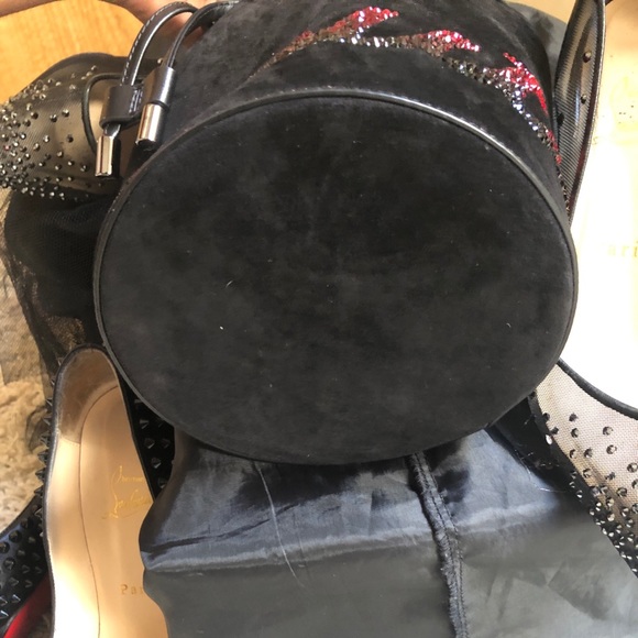 Christian Louboutin Marie Jane suedestrass - Picture 5 of 16